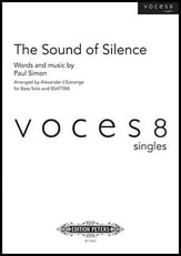 The Sound of Silence SSAATTBB choral sheet music cover